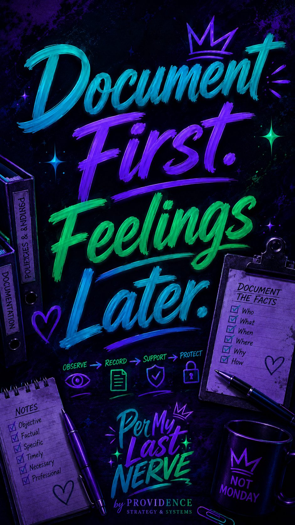 Per My Last Nerve: HR, Compliance & Policy Drama Phone Wallpaper Bundle