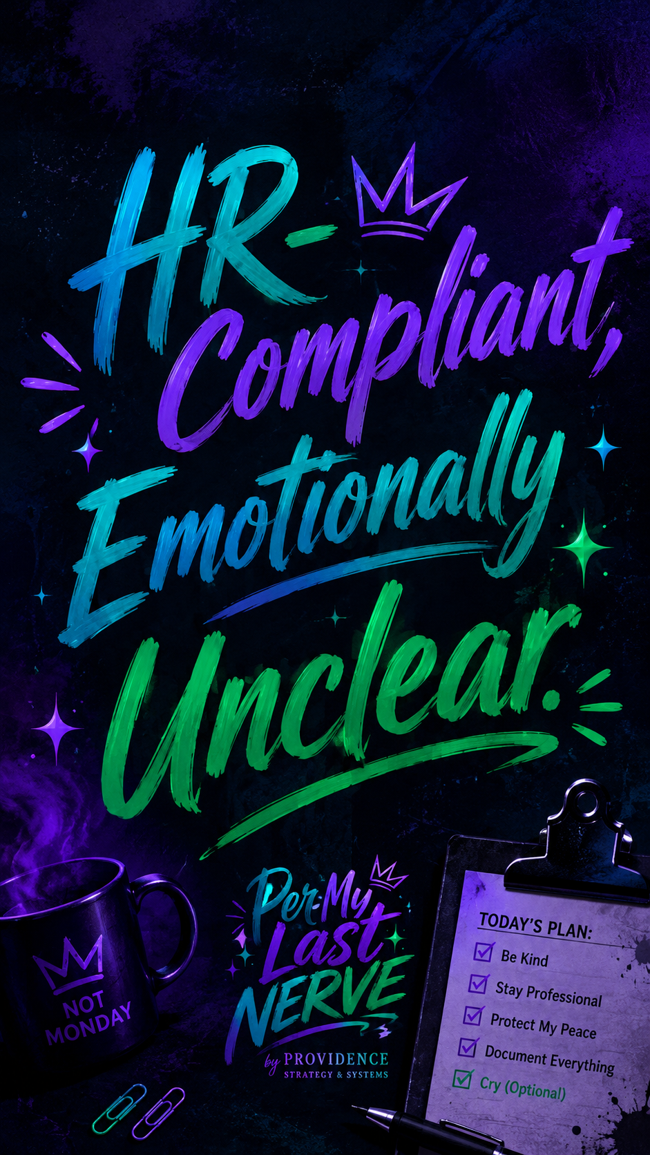 Per My Last Nerve: HR, Compliance & Policy Drama Phone Wallpaper Bundle