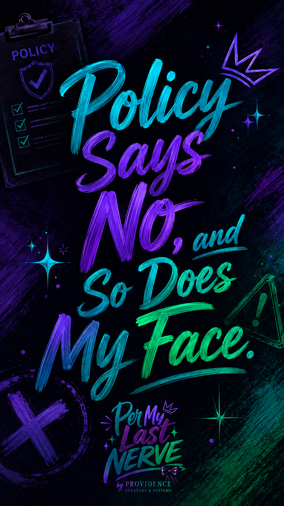 Per My Last Nerve: HR, Compliance & Policy Drama Phone Wallpaper Bundle